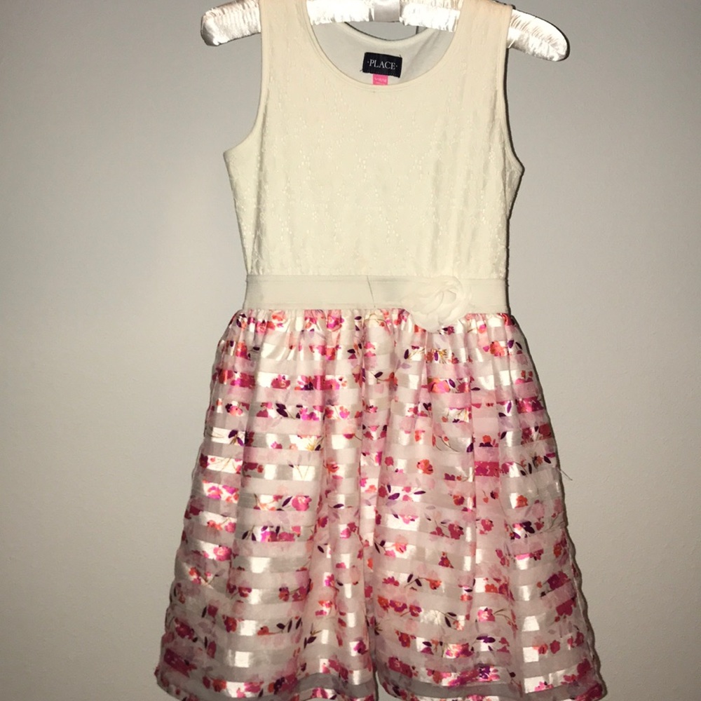 Floral white Dress